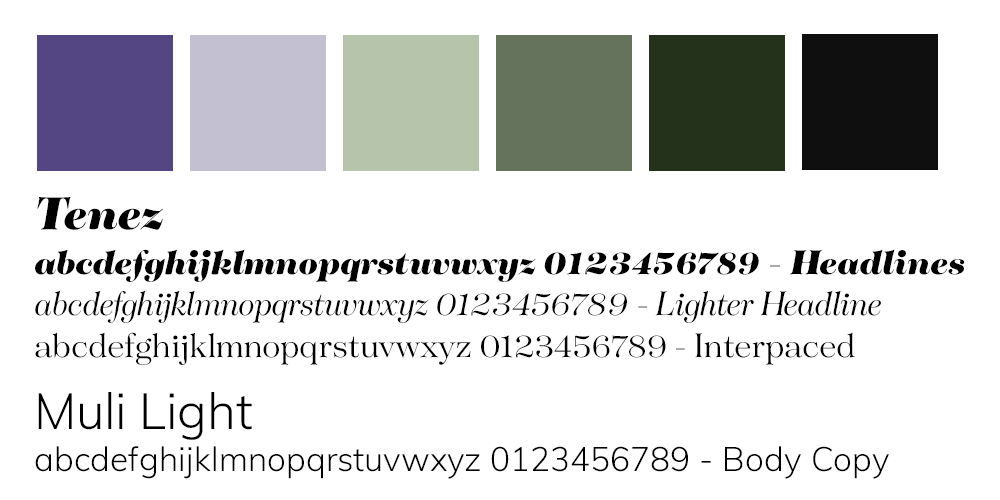 colors and fonts