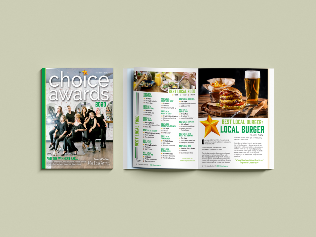 Keene Choice Awards Magazine 2020